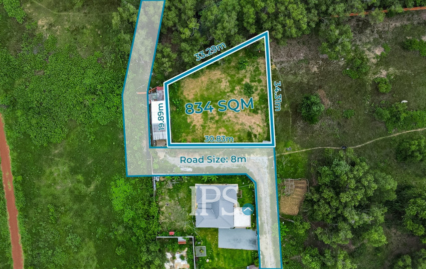 834 Sqm Land For Sale - Kandaek, Siem Reap
