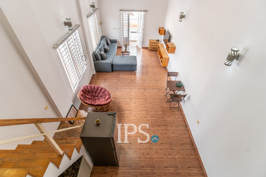 Renovated Duplex 2 Bedroom Apartment For Rent - BKK3, Phnom Penh