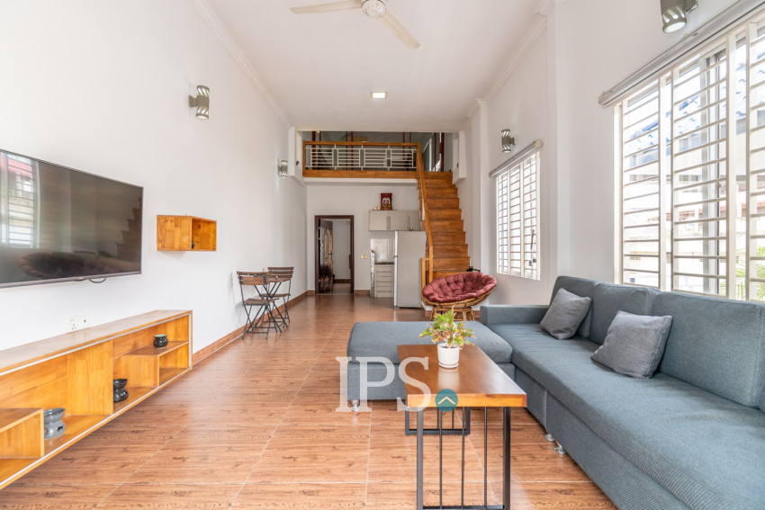 Renovated Duplex 2 Bedroom Apartment For Rent - BKK3, Phnom Penh