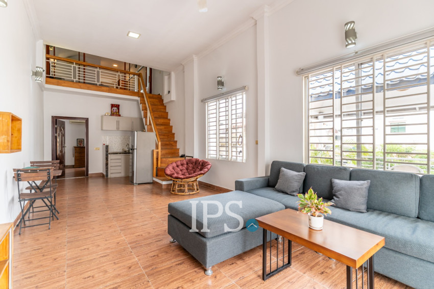 Renovated Duplex 2 Bedroom Apartment For Rent - BKK3, Phnom Penh