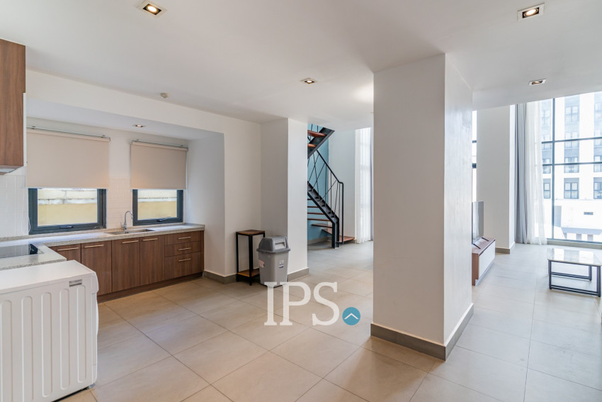 3 Bedroom Duplex Serviced Apartment for Rent - BKK1, Phnom Penh