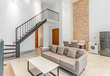 Duplex 2 Bedroom Serviced Apartment For Rent - BKK1, Phnom Penh thumbnail