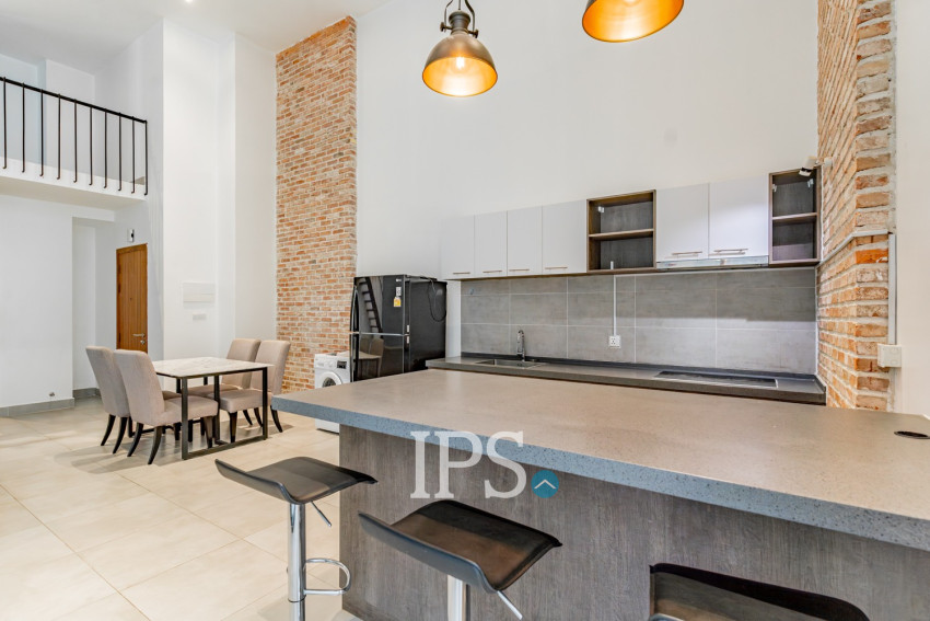 Duplex 2 Bedroom Serviced Apartment For Rent - BKK1, Phnom Penh