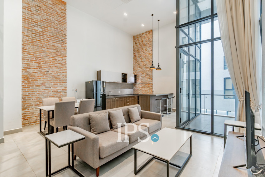 Duplex 2 Bedroom Serviced Apartment For Rent - BKK1, Phnom Penh