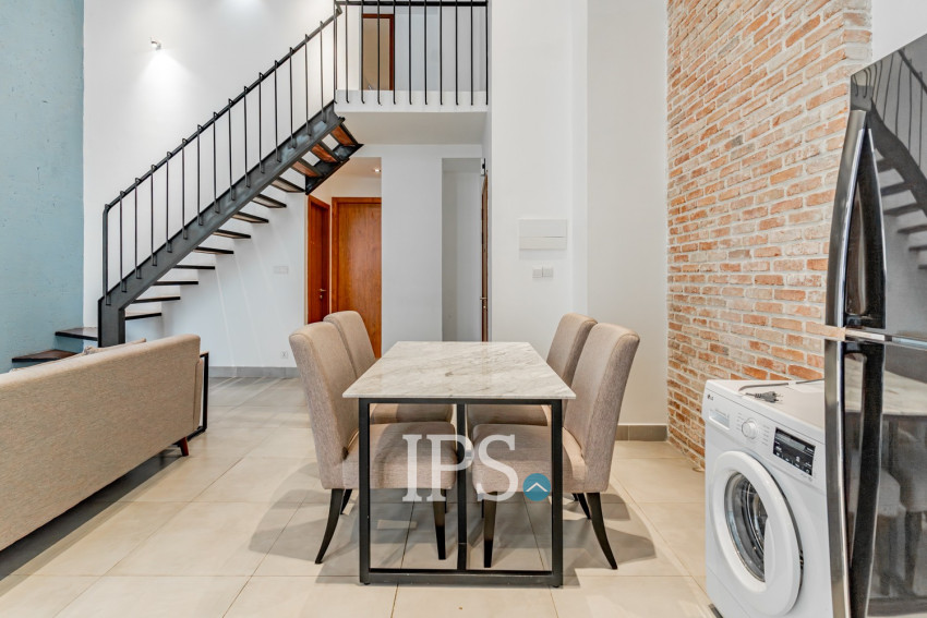 Duplex 2 Bedroom Serviced Apartment For Rent - BKK1, Phnom Penh