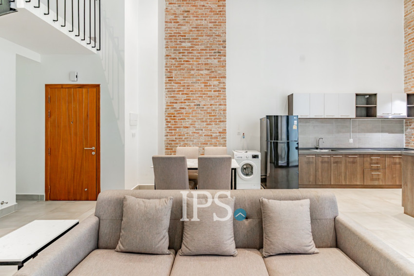Duplex 2 Bedroom Serviced Apartment For Rent - BKK1, Phnom Penh