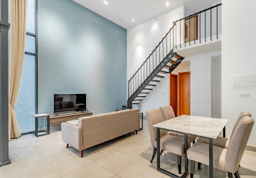 Duplex 2 Bedroom Serviced Apartment For Rent - BKK1, Phnom Penh thumbnail