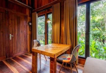 2 Bedroom Wooden House For Rent - Chreav, Siem Reap thumbnail