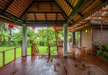 2 Bedroom Wooden House For Rent - Chreav, Siem Reap thumbnail