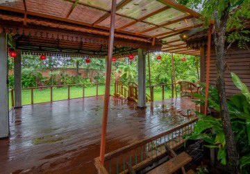 2 Bedroom Wooden House For Rent - Chreav, Siem Reap thumbnail