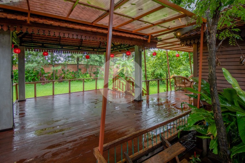 2 Bedroom Wooden House For Rent - Chreav, Siem Reap