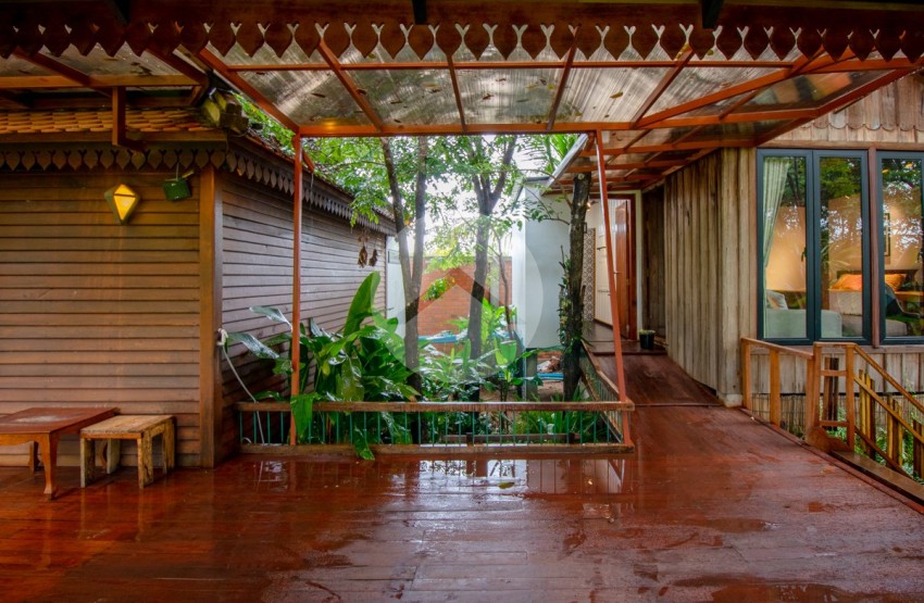 2 Bedroom Wooden House For Rent - Chreav, Siem Reap