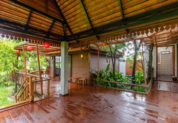 2 Bedroom Wooden House For Rent - Chreav, Siem Reap thumbnail