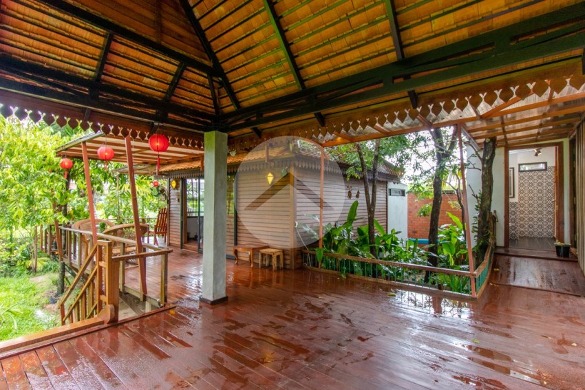 2 Bedroom Wooden House For Rent - Chreav, Siem Reap