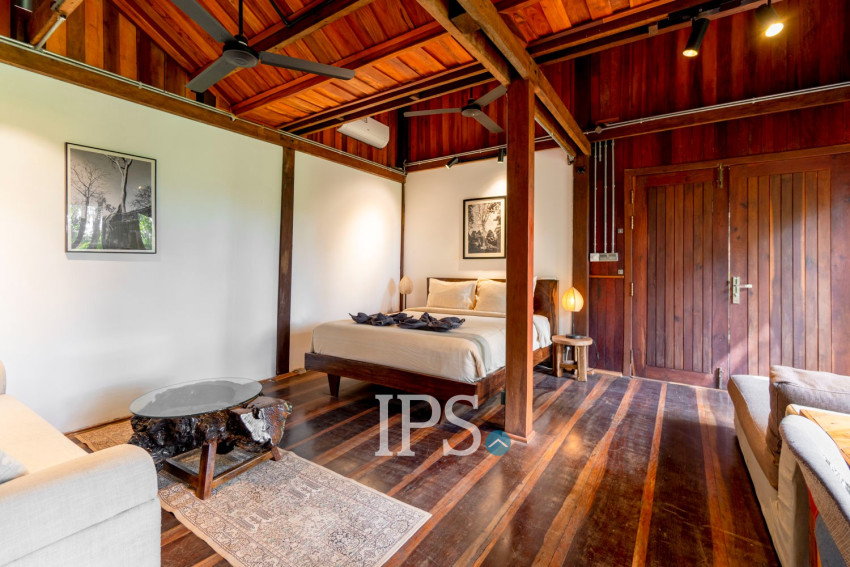 2 Bedroom Wooden House For Rent - Chreav, Siem Reap