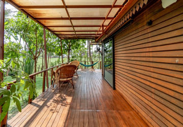 2 Bedroom Wooden House For Rent - Chreav, Siem Reap thumbnail