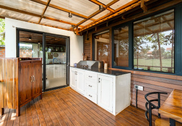 2 Bedroom Wooden House For Rent - Chreav, Siem Reap thumbnail