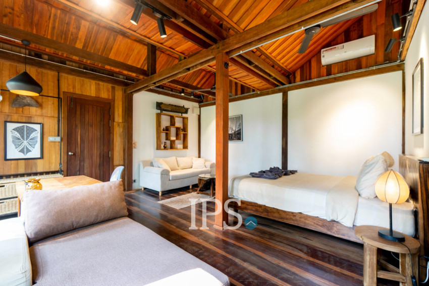 2 Bedroom Wooden House For Rent - Chreav, Siem Reap