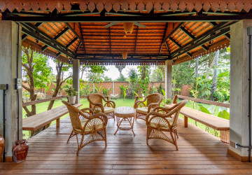 2 Bedroom Wooden House For Rent - Chreav, Siem Reap thumbnail