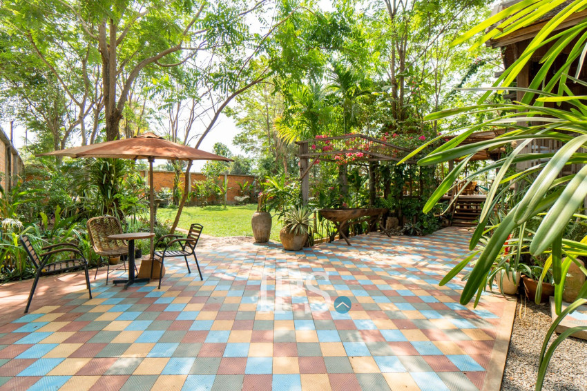 2 Bedroom Wooden House For Rent - Chreav, Siem Reap