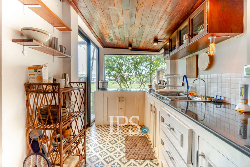 2 Bedroom Wooden House For Rent - Chreav, Siem Reap