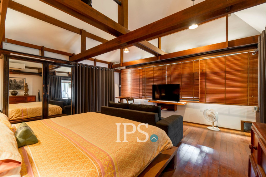 2 Bedroom Wooden House For Rent - Chreav, Siem Reap