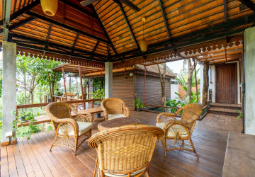 2 Bedroom Wooden House For Rent - Chreav, Siem Reap thumbnail