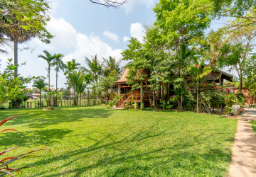 2 Bedroom Wooden House For Rent - Chreav, Siem Reap thumbnail