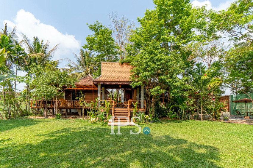 2 Bedroom Wooden House For Rent - Chreav, Siem Reap