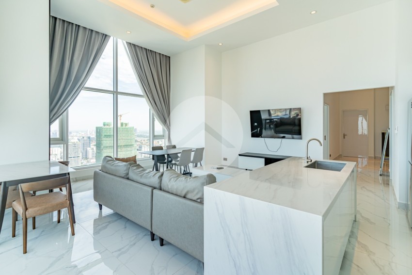 3 Bedroom Penthouse For Rent - J Tower 2, BKK1, Phnom Penh