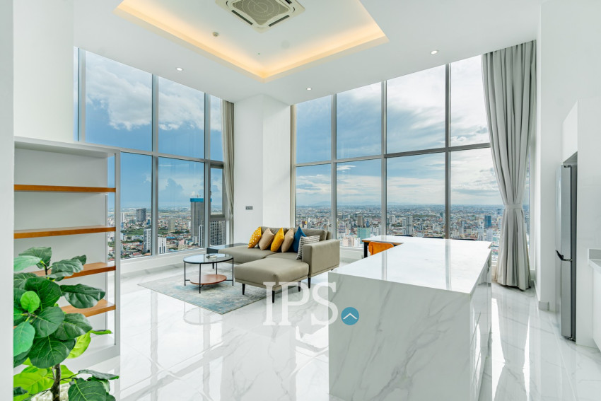 3 Bedroom Penthouse For Rent - J Tower 2, BKK1, Phnom Penh
