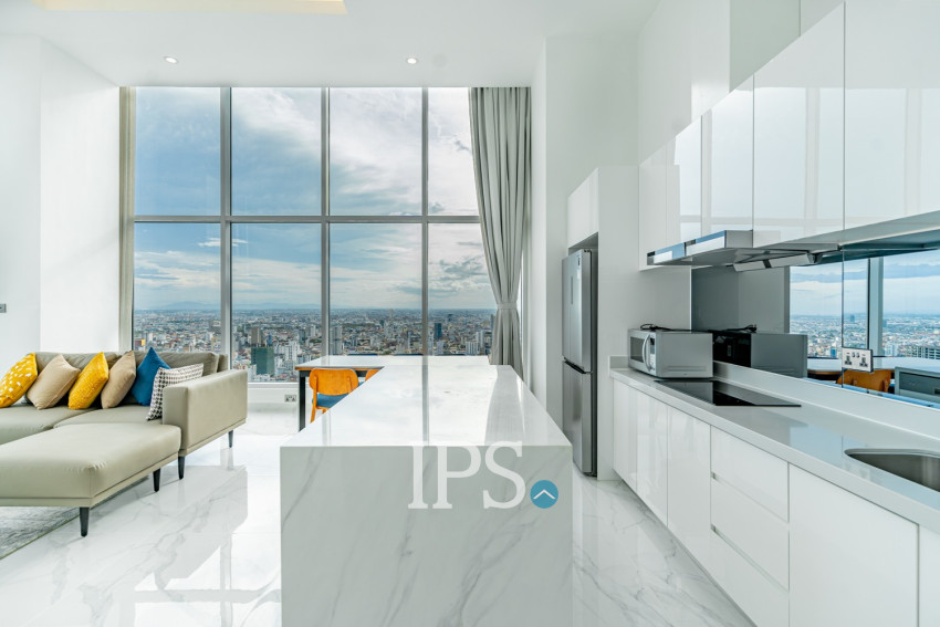 3 Bedroom Penthouse For Rent - J Tower 2, BKK1, Phnom Penh