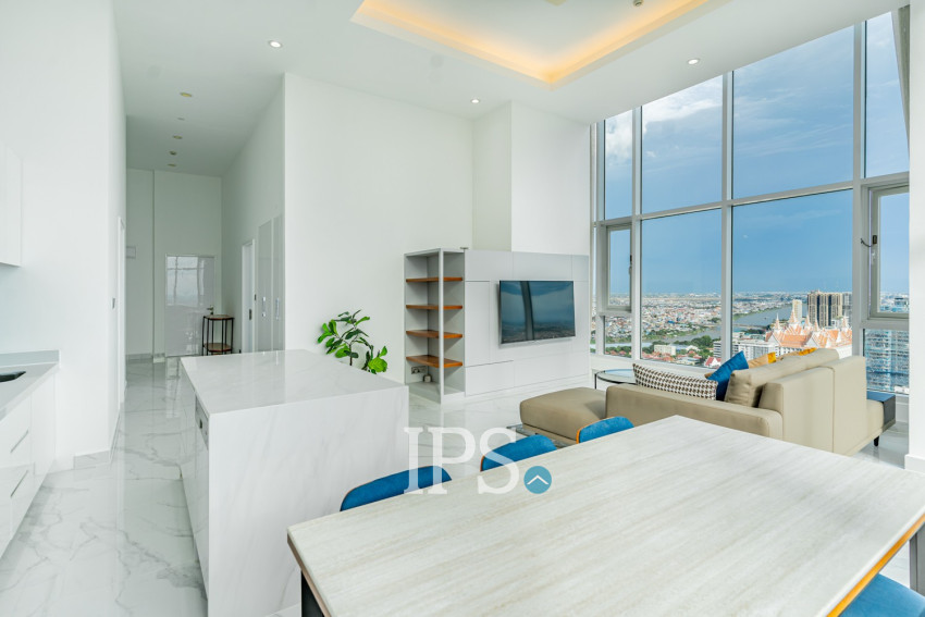 3 Bedroom Penthouse For Rent - J Tower 2, BKK1, Phnom Penh