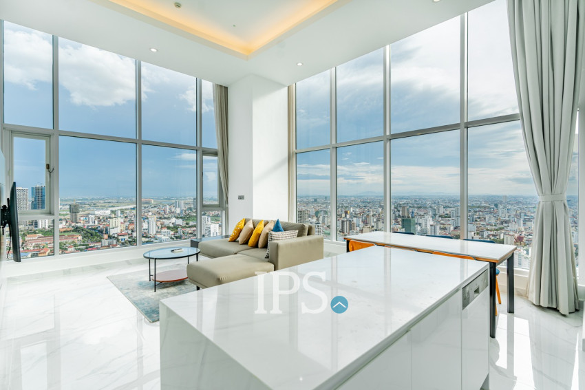 3 Bedroom Penthouse For Rent - J Tower 2, BKK1, Phnom Penh
