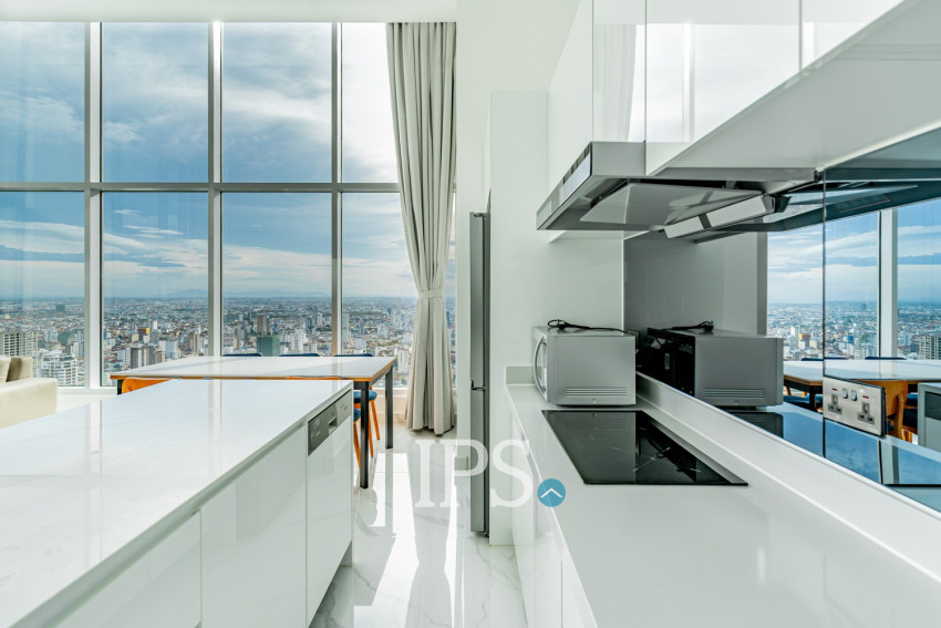 3 Bedroom Penthouse For Rent - J Tower 2, BKK1, Phnom Penh