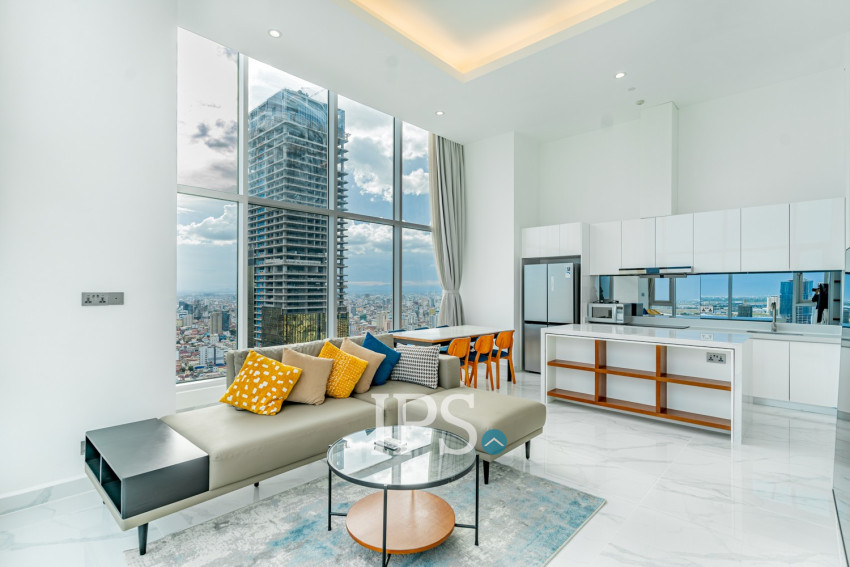 3 Bedroom Penthouse For Rent - J Tower 2, BKK1, Phnom Penh