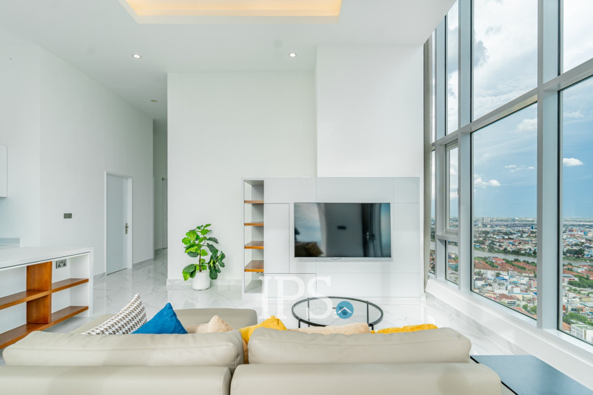 3 Bedroom Penthouse For Rent - J Tower 2, BKK1, Phnom Penh