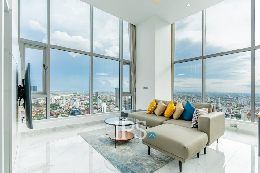 3 Bedroom Penthouse For Rent - J Tower 2, BKK1, Phnom Penh