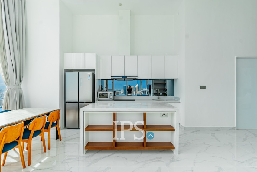 3 Bedroom Penthouse For Rent - J Tower 2, BKK1, Phnom Penh
