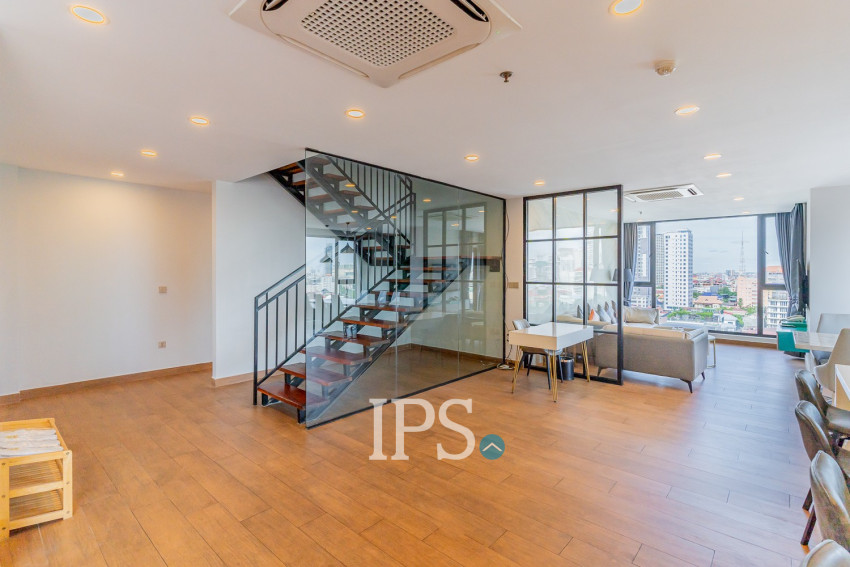 4 Bedroom Serviced Penthouse For Rent - Boeung Kak 1, Phnom Penh