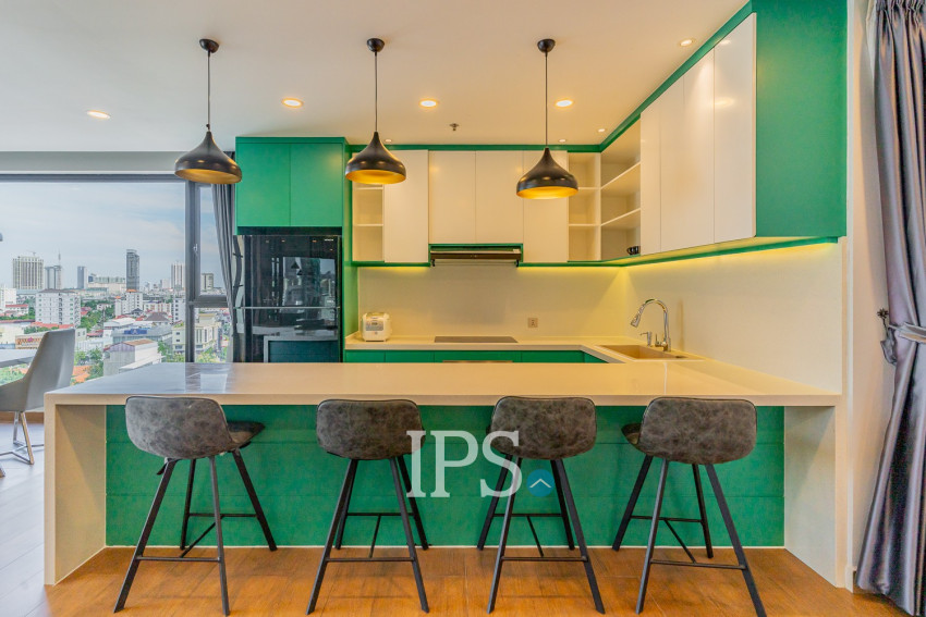 4 Bedroom Serviced Penthouse For Rent - Boeung Kak 1, Phnom Penh