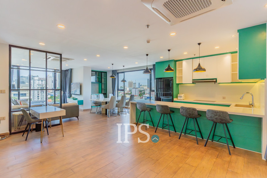 4 Bedroom Serviced Penthouse For Rent - Boeung Kak 1, Phnom Penh