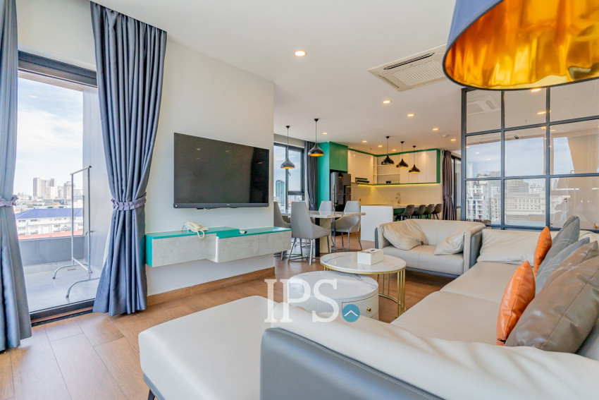 4 Bedroom Serviced Penthouse For Rent - Boeung Kak 1, Phnom Penh