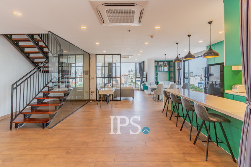 4 Bedroom Serviced Penthouse For Rent - Boeung Kak 1, Phnom Penh