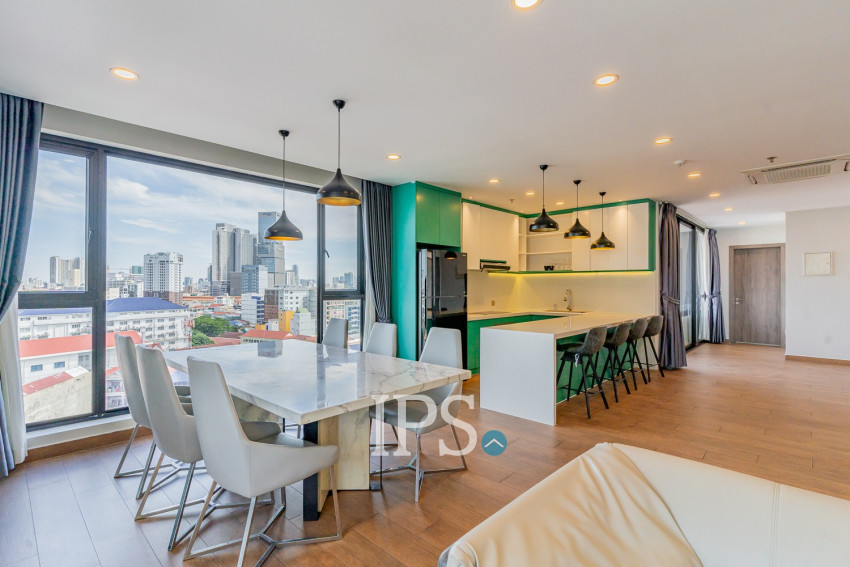 4 Bedroom Serviced Penthouse For Rent - Boeung Kak 1, Phnom Penh