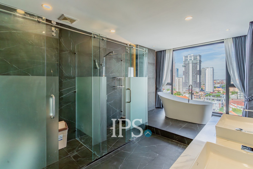 4 Bedroom Serviced Penthouse For Rent - Boeung Kak 1, Phnom Penh