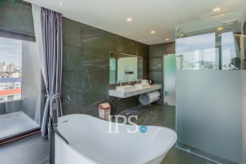 4 Bedroom Serviced Penthouse For Rent - Boeung Kak 1, Phnom Penh