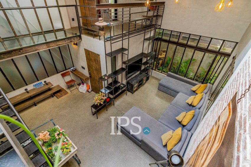 3 Bedroom Townhouse For Rent - Tonle Bassac, Phnom Penh