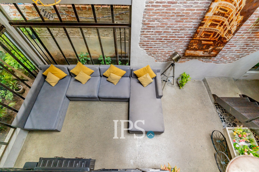 3 Bedroom Townhouse For Rent - Tonle Bassac, Phnom Penh