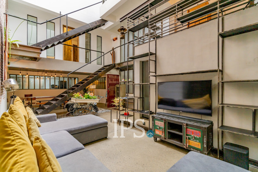 3 Bedroom Townhouse For Rent - Tonle Bassac, Phnom Penh